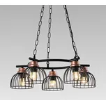 Prezent 75466 - Lustr na řetězu BASKET 5xE27/60W/230V