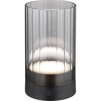 Lampička Globo 21012S -LED Ven. stolní lampa PIXY LED/2W/3,7V 2700/4000/6500K IP44 šedá