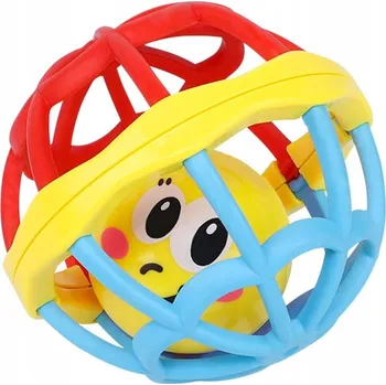 CHRRASTÍTKO KOUSÁTKO MÍČEK BAREVNÝ SENZORICKÝ