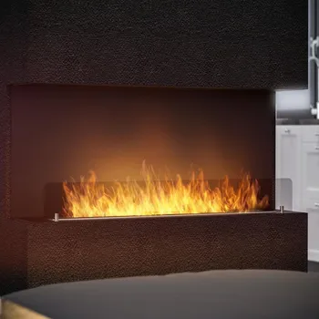 Biokrb InFire InFire - Vestavěný BIO krb 120x45 cm 3kW černá + záruka 3 roky