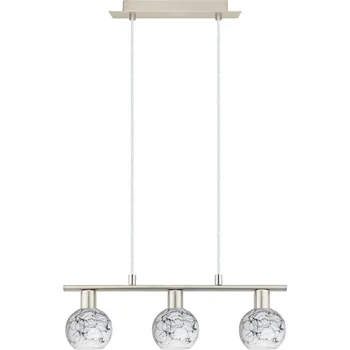 Eglo - LED Lustr na lanku MY CHOICE 3xE14/4W/230V chrom/bílá/černá