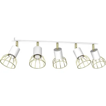 Bodové svítidlo Bodové svítidlo DANTE 5xGU10/25W/230V bílá/zlatá