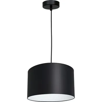 Lustr na lanku ARDEN 1xE27/60W/230V pr. 25 cm černá/bílá