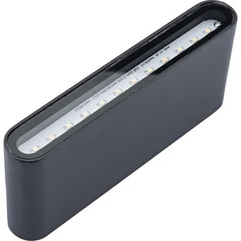 Venkovní osvětlení Nástěnné svítidlo Bowi černé, integrovaný LED zdroj 6 W