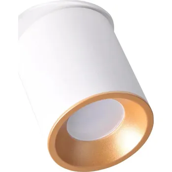 Bodové svítidlo Podhledové bodové svítidlo HARON 1xGU10/10W/230V bílá/zlatá
