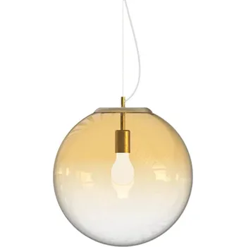 Ideal Lux - Lustr na lanku MAPA 1xE27/42W/230V pr. 40 cm zlatá/kouřová