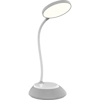 Lampička LED Stmívatelná nabíjecí stolní lampa VISUA LED/5W/5V 3000-5000K šedá + záruka 3 roky