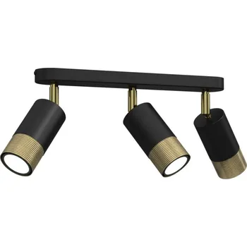 Bodové svítidlo Bodové svítidlo LINK 3xGU10/8W/230V černá/mosaz
