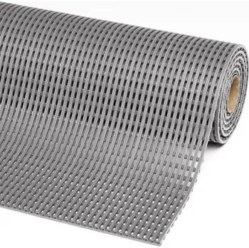 Notrax® 536 Akwadek - Antibakteriálna PVC mriežkovaná záťažová rohož- sivá Rozmer: 91cm x 10m 536