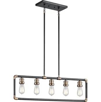 Kichler KL-IMAHN-ISLE - Lustr na tyči IMAHN 5xE27/60W/230V