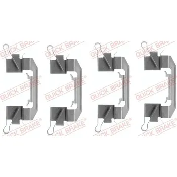 Přislušenství brzdového systému Sada příslušenství, obložení kotoučové brzdy Quick Brake 109-1626