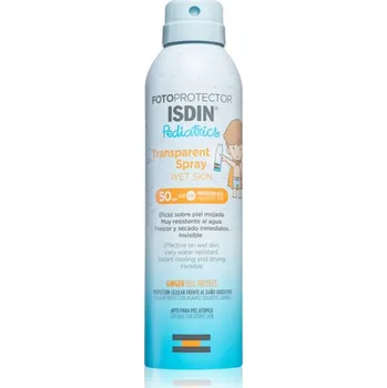 Přípravek na opalování ISDIN Pediatrics Transparent Spray opalovací krém pro děti SPF 50 250 ml