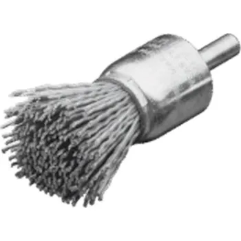 Drátěný kartáč Lessmann 456871 | Štětcový kartáč se stopkou pr. 6 mm, brusné štětiny 30x28 / štětiny 320/0,6