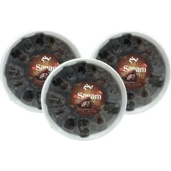 Sušené ovoce SANAM Datle natural odrůda Kabkab 3 x 550 g