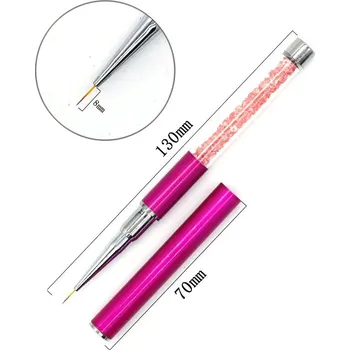 Štětec na nail art pro gelové a akrylové nehty | štětec, nástroj na nehty - 13