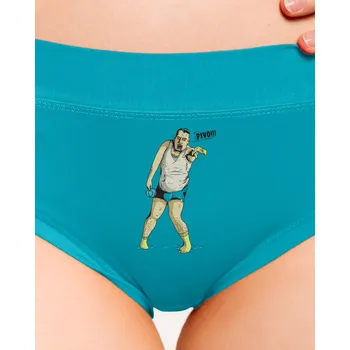 Souprava dámského spodního prádla Bastard Beer zombie dámské kalhotky Turquoise