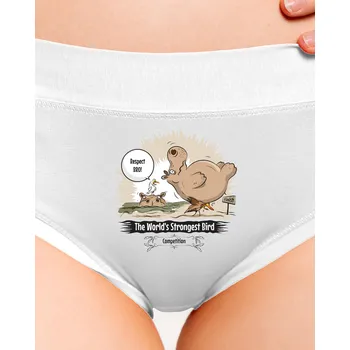 Souprava dámského spodního prádla Bastard Strongest bird dámské kalhotky White