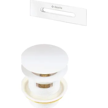 Vana DEANTE - Sada příslušenství, k vaně - zátka a přepad, bílá KYY_A10B