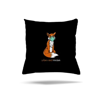 Polštář Bastard Liška Bystrouška polštář Black