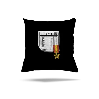 Polštář Bastard Jízdní řád polštář Black