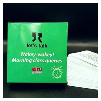 Karty konwersacyjne mini - Wakey-wakey!