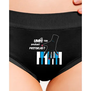 Souprava dámského spodního prádla Bastard Prstoklad dámské kalhotky Black