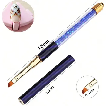 Štětec na zdobení nehtů, štětec na gel akryl nail art | štětec, doplněk - 26