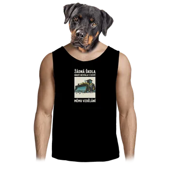 Pánské tílko Bastard Žádná škola pánské tílko Black