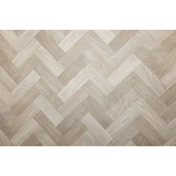 pvc podlaha PVC podlaha imitace parket prkno rybí kost šířka 2,5m BÉŽOVÁ BINGO