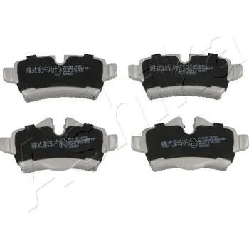 Brzdová destička Sada brzdových destiček, kotoučová brzda ASHIKA 51-00-0119