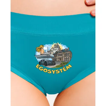 Souprava dámského spodního prádla Bastard Egosystém dámské kalhotky Turquoise