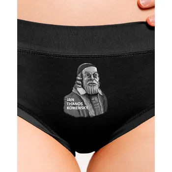 Souprava dámského spodního prádla Bastard Jan Thanos Komenský dámské kalhotky Black