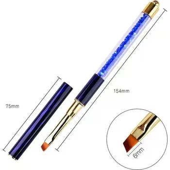 Štětec na malování nehtů s gel efektem | štětec, nástroj na zdobení - 10