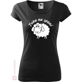 Dámské tričko Triko na spaní, dámské, černá, 3XL (Dámské tričko na spaní)