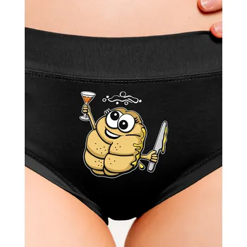 Souprava dámského spodního prádla Bastard Jsem namazaný dámské kalhotky Black