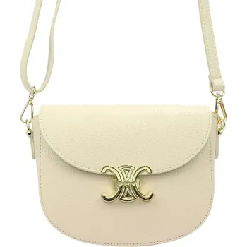 Kabelka Kožená kabelka Luka 20-065 DOLLARO - béžová