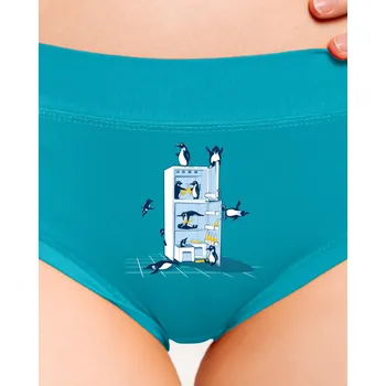 Souprava dámského spodního prádla Bastard Pařba v lednici dámské kalhotky Turquoise