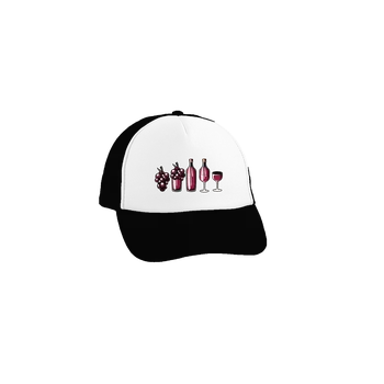 Kšiltovka Bastard Evoluce červeného vína kšiltovka truckerka Black cap
