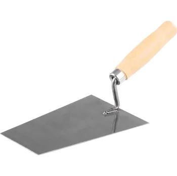 Zednická lžíce Lžíce zednická 200x140 mm, s dřevěnou rukojetí