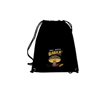 Sportovní vak Bastard Babka a hříbeček vak Black