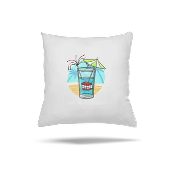 Polštář Bastard Zuby na prázdninách polštář White