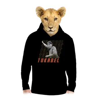 Chlapecká mikina Bastard B18: Tukabel dětská mikina klokanka Black