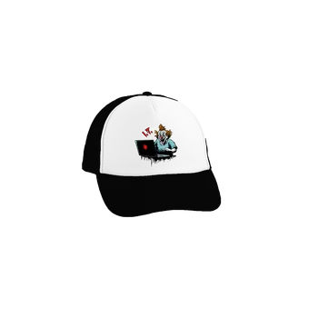 Kšiltovka Bastard I.T. Klaun kšiltovka truckerka Black cap