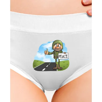 Souprava dámského spodního prádla Bastard Peace dámské kalhotky White