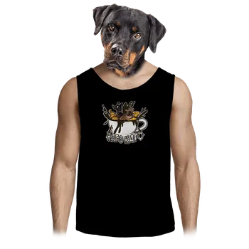 Pánské tílko Bastard Hafo kafo pánské tílko Black