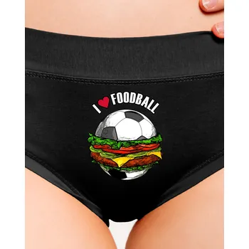 Souprava dámského spodního prádla Bastard Foodball dámské kalhotky Black