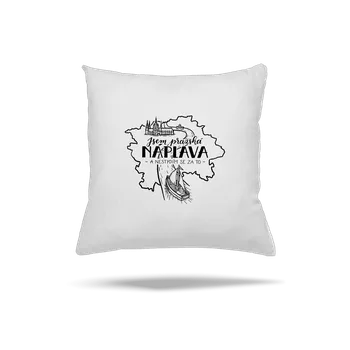 Polštář Bastard B12: Jsem náplava polštář White