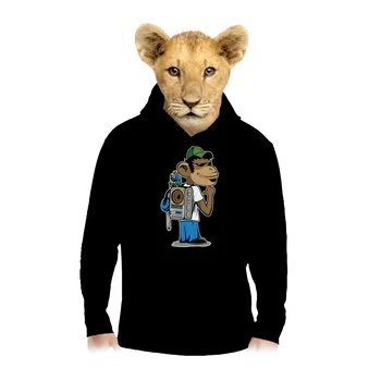 Chlapecká mikina Bastard Boombox backpack dětská mikina klokanka Black