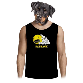 Pánské tílko Bastard Payback pánské tílko Black