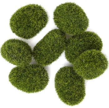 Dekorační mechové kameny 8 ks